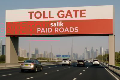 Paid Roads UAE toll system in Dubai Paid Roads UAE toll system in Dubai