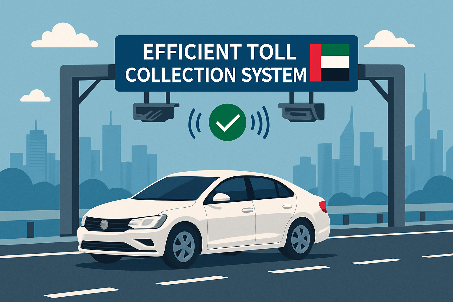 Efficient toll collection system in UAE